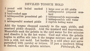 From Good Housekeeping Book of Recipes - 1922