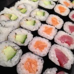 Dinner Idea: Fresh sushi! #adeservedbreakfromthekitchen #yum #wowmoment #whatsfordinner 