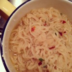 Dinner Idea: A bowl of hot ramen soup!