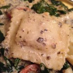 Dinner Idea:Parsnip stuffed ravioli with a truffle cream sauce! #yum #yummy #rich #wowmoment #sundaysupper #whatsfordinner #food #foodie #foodporn #italianfoodlove