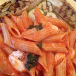 Dinner Idea: #Ziti with #fresh sauce made with only #tomato, #garlic and #basil and fresh buffalo #mozzarella melted in. Served with grilled #endive and zucchini! #wowmoment #weekdaysupper #whatsfordinner #noodles #vegetarian #vegan (kill the #mozzarella) #italianfoodlove #food #vegetables #yum #awesonefood