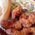 Dinner Idea: #Southern #fried #chicken tenders with #fresh #slaw and dipping sauces like Asian chili and #bbq! #wowmoment #whatsfordinner #sundaysupper #food #fryer #yum #spice