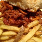 Dinner Idea:Homemade sloppy joes with mushroom, onion and orange pepper on fresh sesame seed rolls with fresh cut French fries! Perfect for any night! #yum #hungry #wowmoment #whatsfordinner #sundaysupper #food #foodie #foodporn #superbowl #instafood #classic #beef