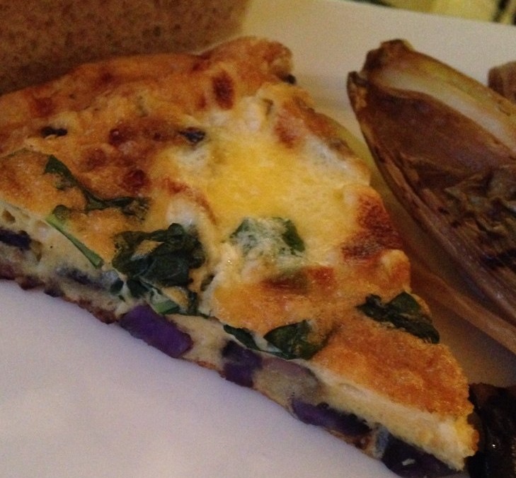 Purple Potato Frittata – An Easy Dinner