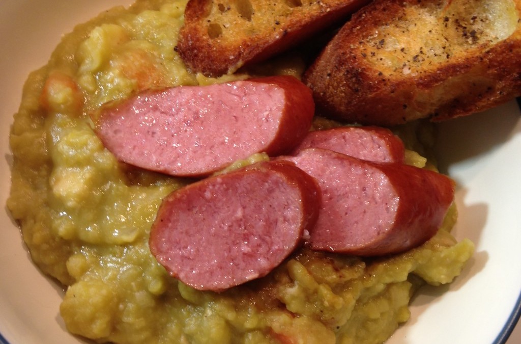 Split Pea Soup with Pork Belly