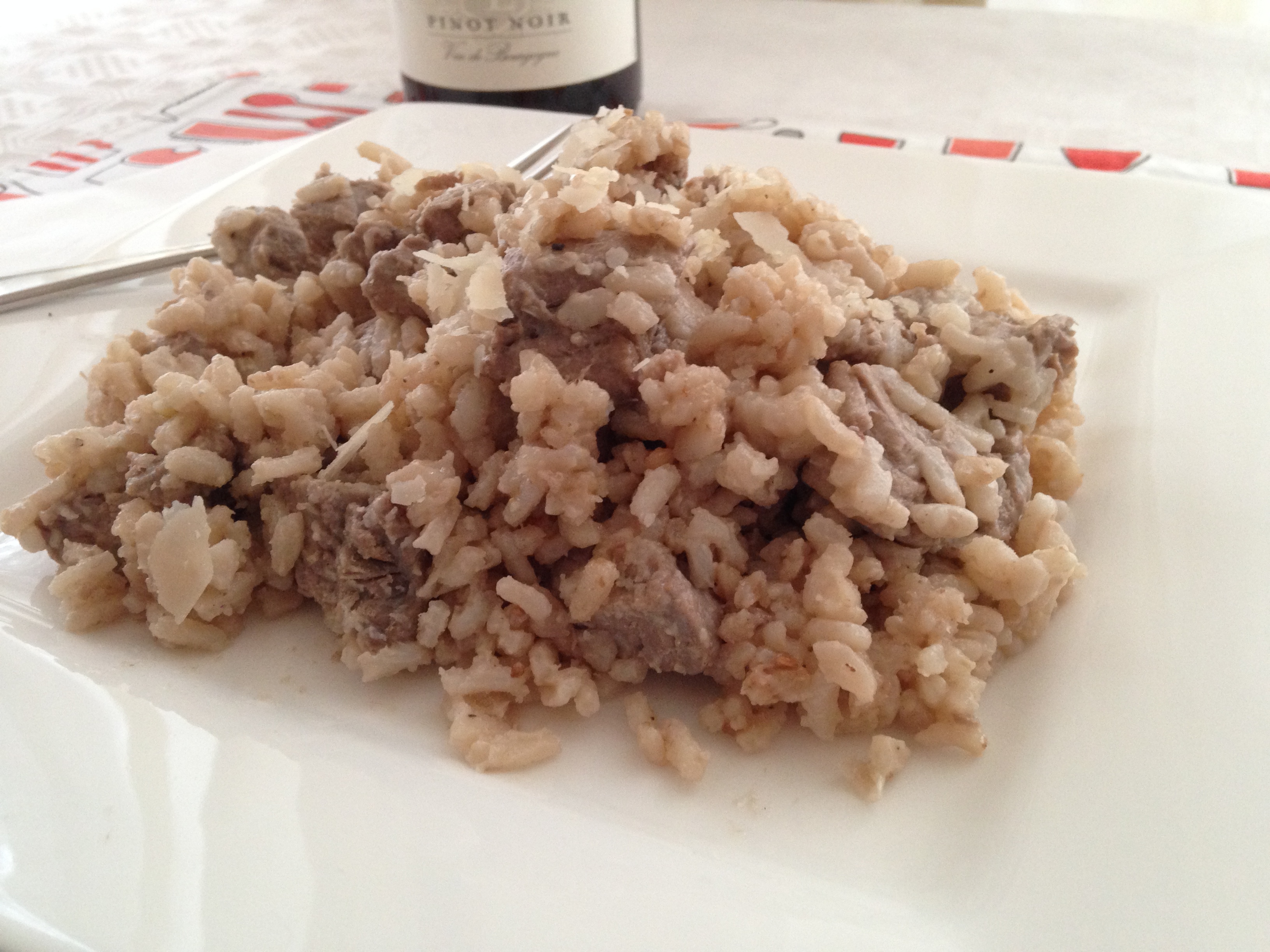 Beef and Red Wine Risotto