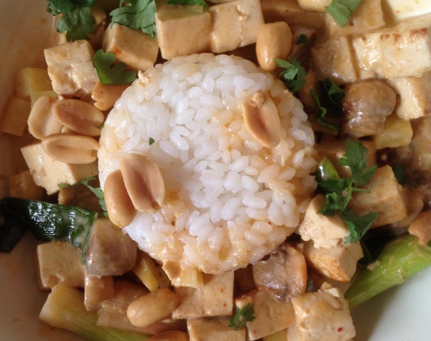 Tofu and Sweet Potato Thai Curry