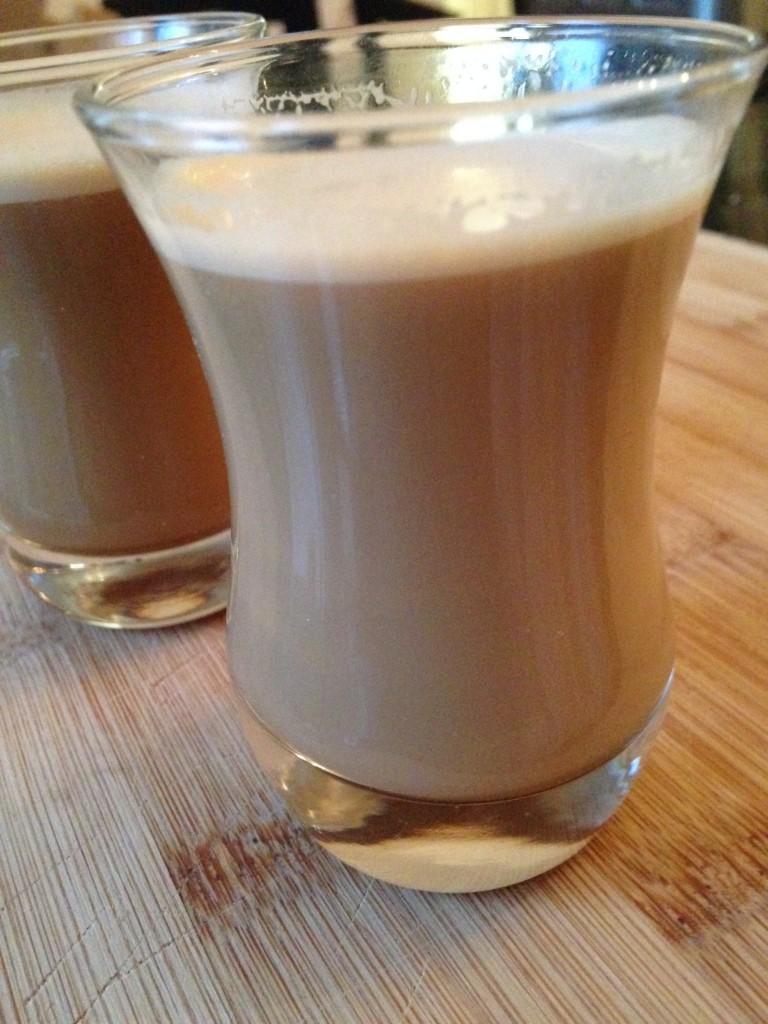 boozey espresso shots - christmas drinks.