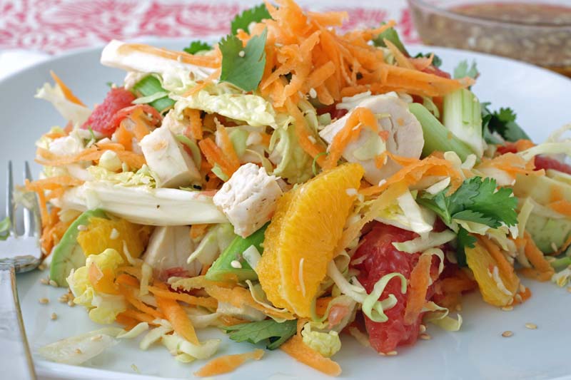 Dinner Ideas: Asian Chicken Salad Recipe with Citrus