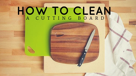 how to clean a cutting board