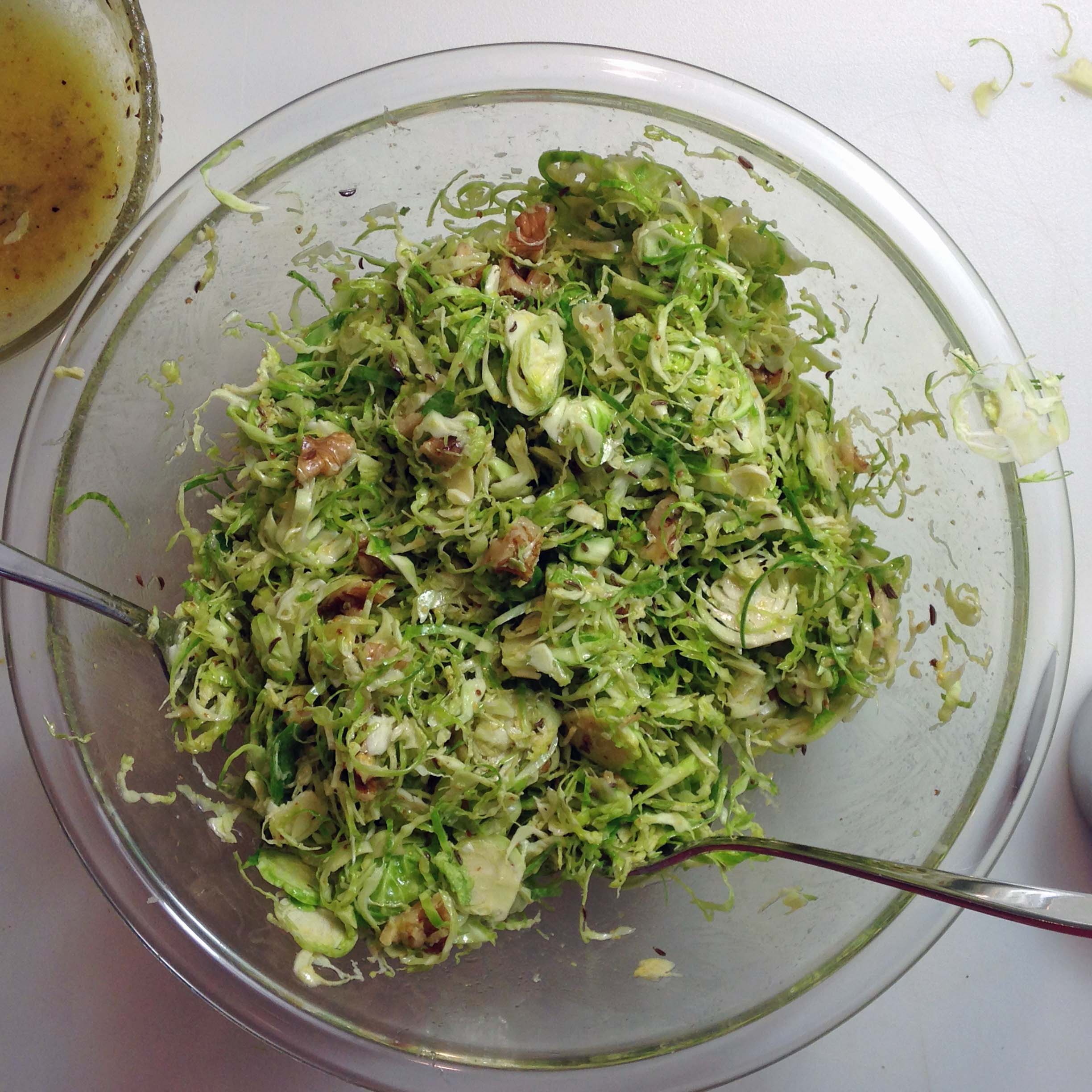 Brussels sprouts slaw