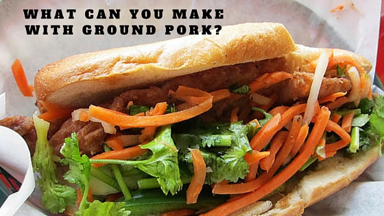 What Can You Do With Ground Pork?