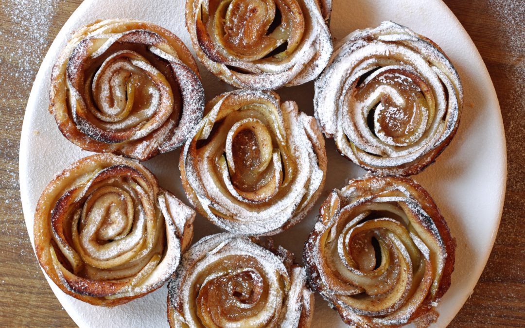 Christmas Brunch Apple Roses