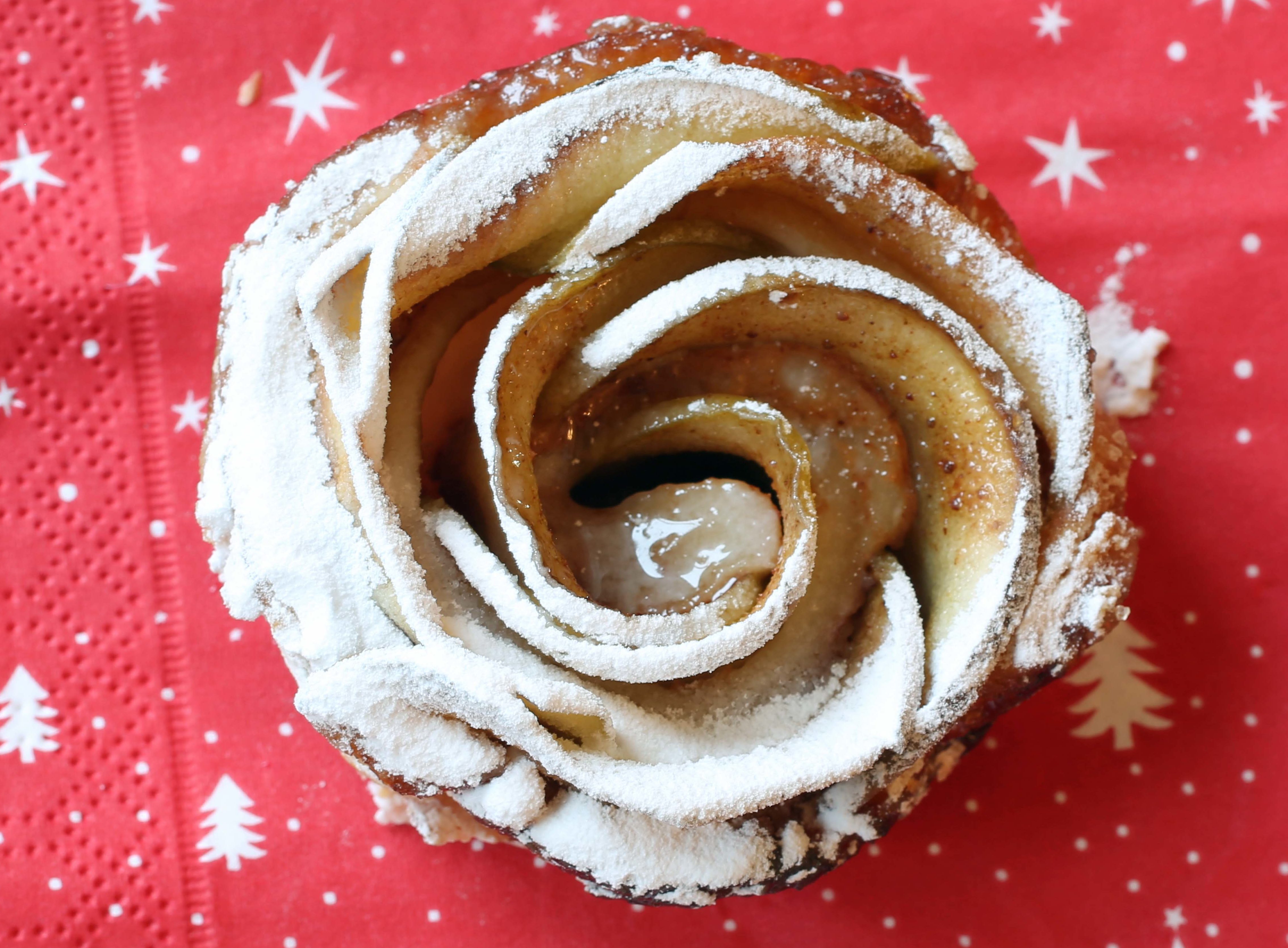 christmas brunch apple roses