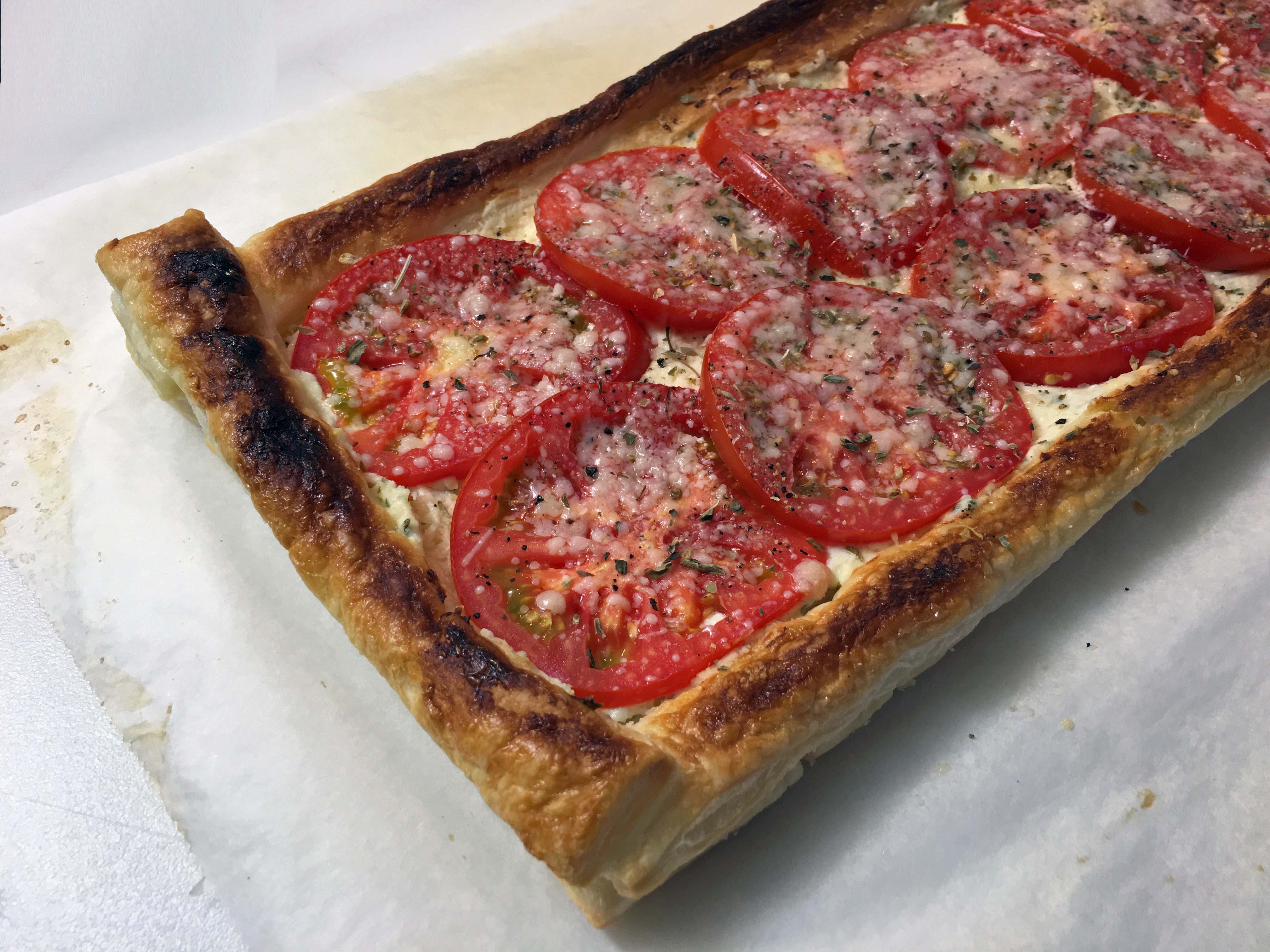 tomato tart for christmas brunch