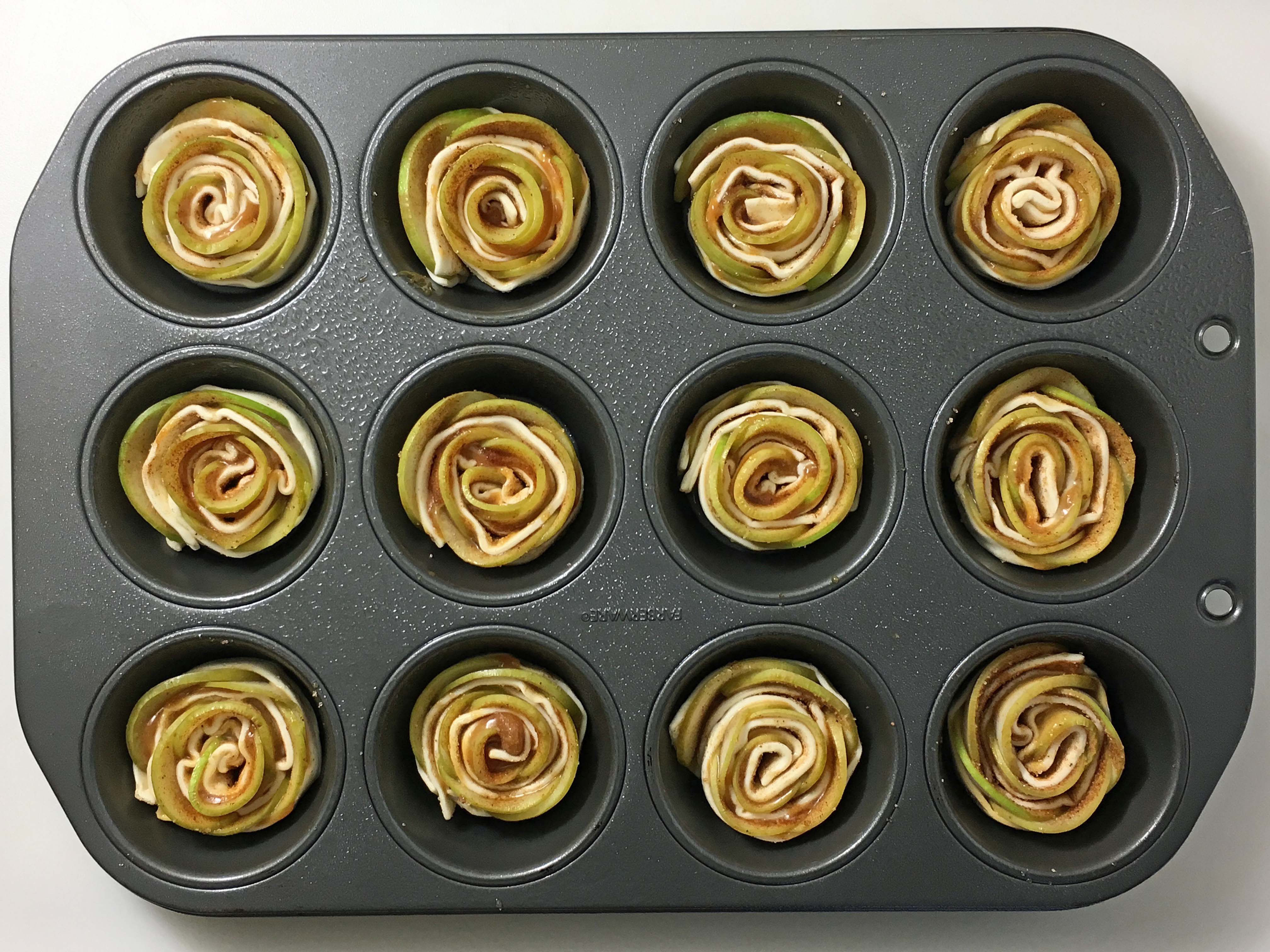 christmas brunch apple roses