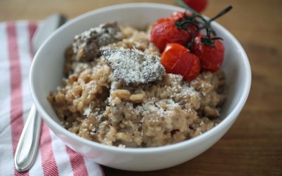 A Different Dinner Idea: Beef and Red Wine Risotto Recipe