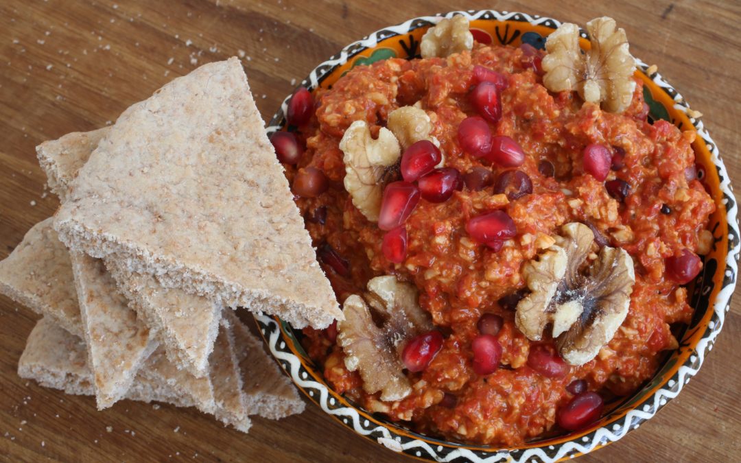 How To Make Muhamarra – Roasted Red Pepper and Walnut Dip
