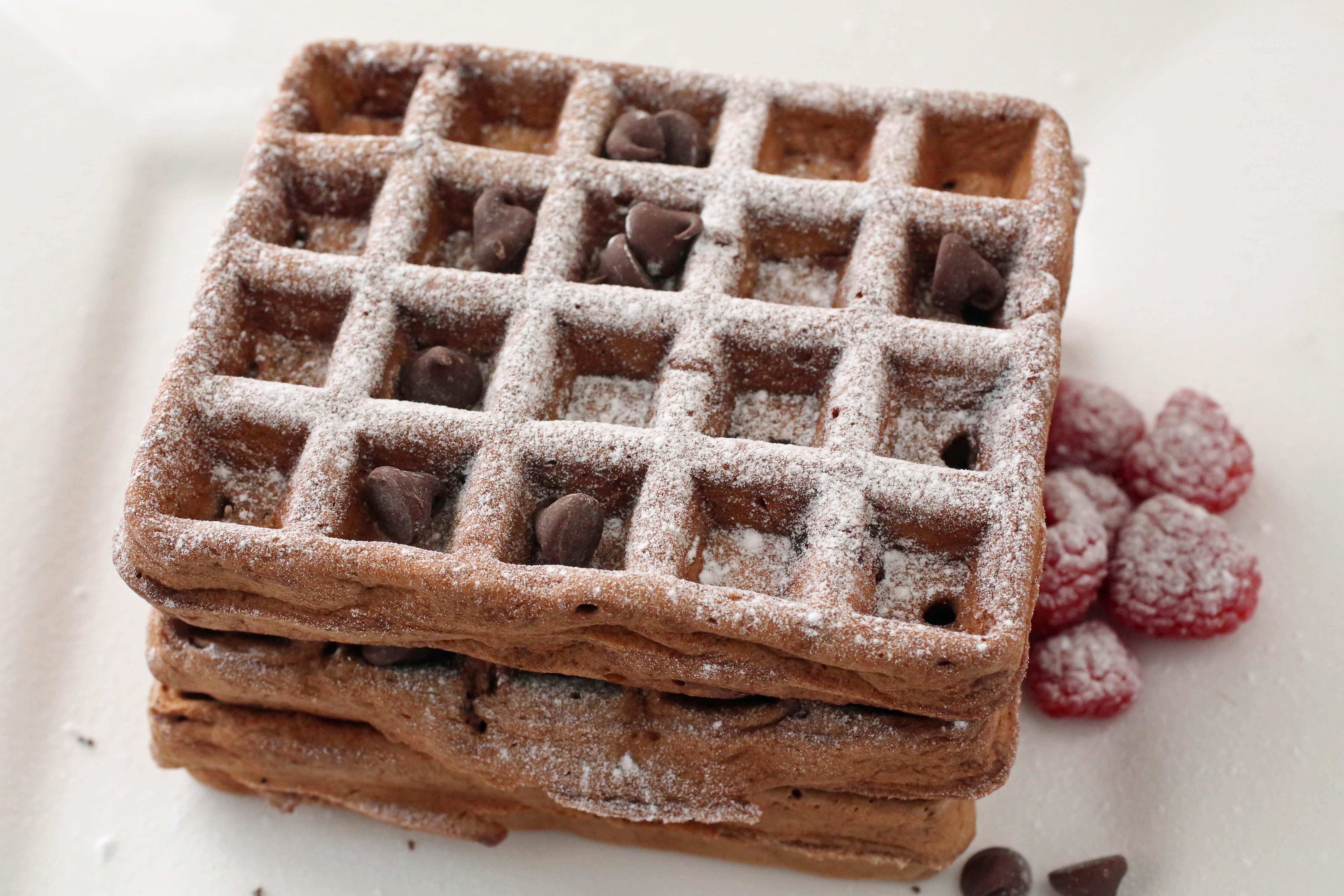 easy chocolate waffle recipe