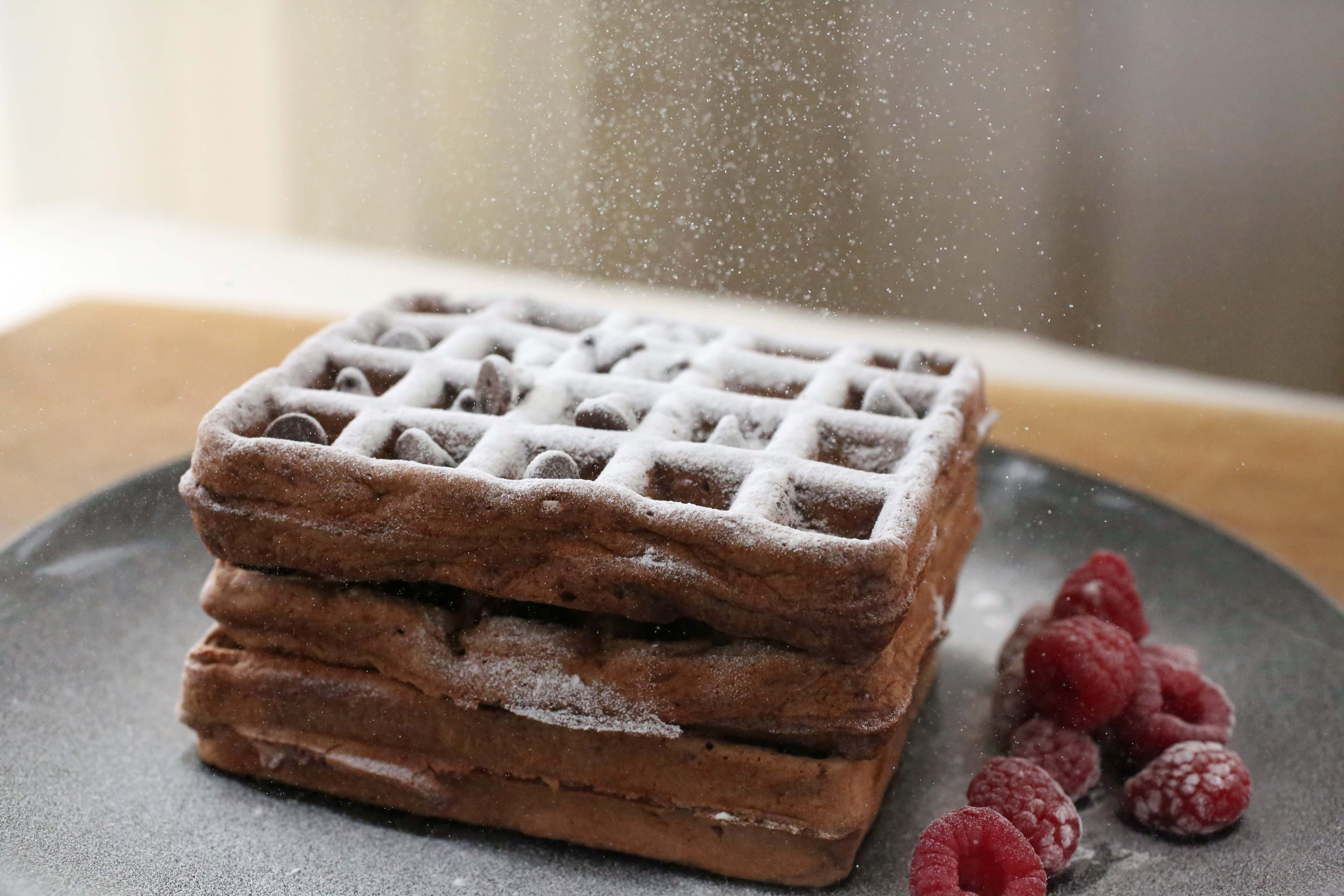 easy chocolate waffle recipe