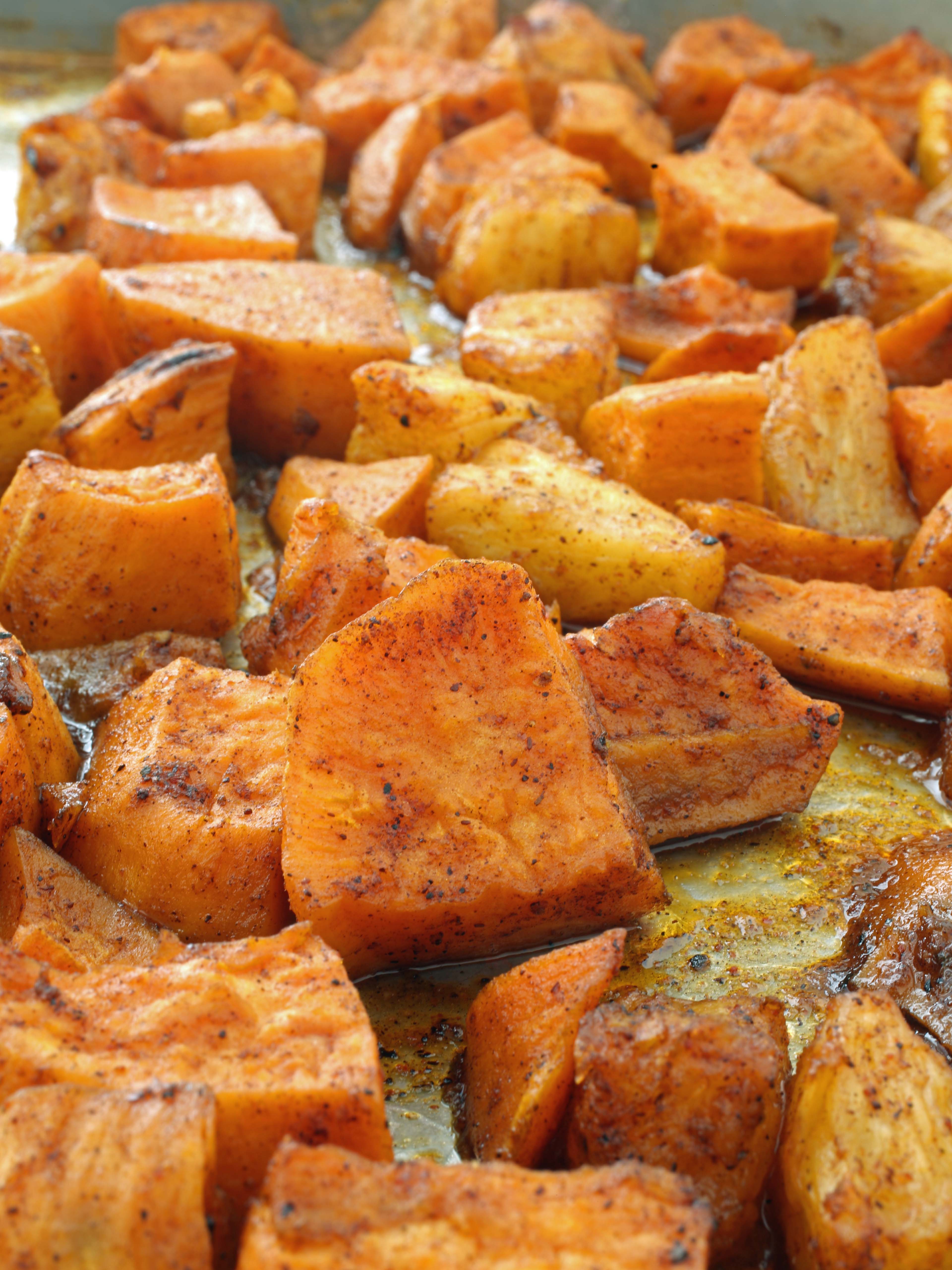 roast sweet potatoes