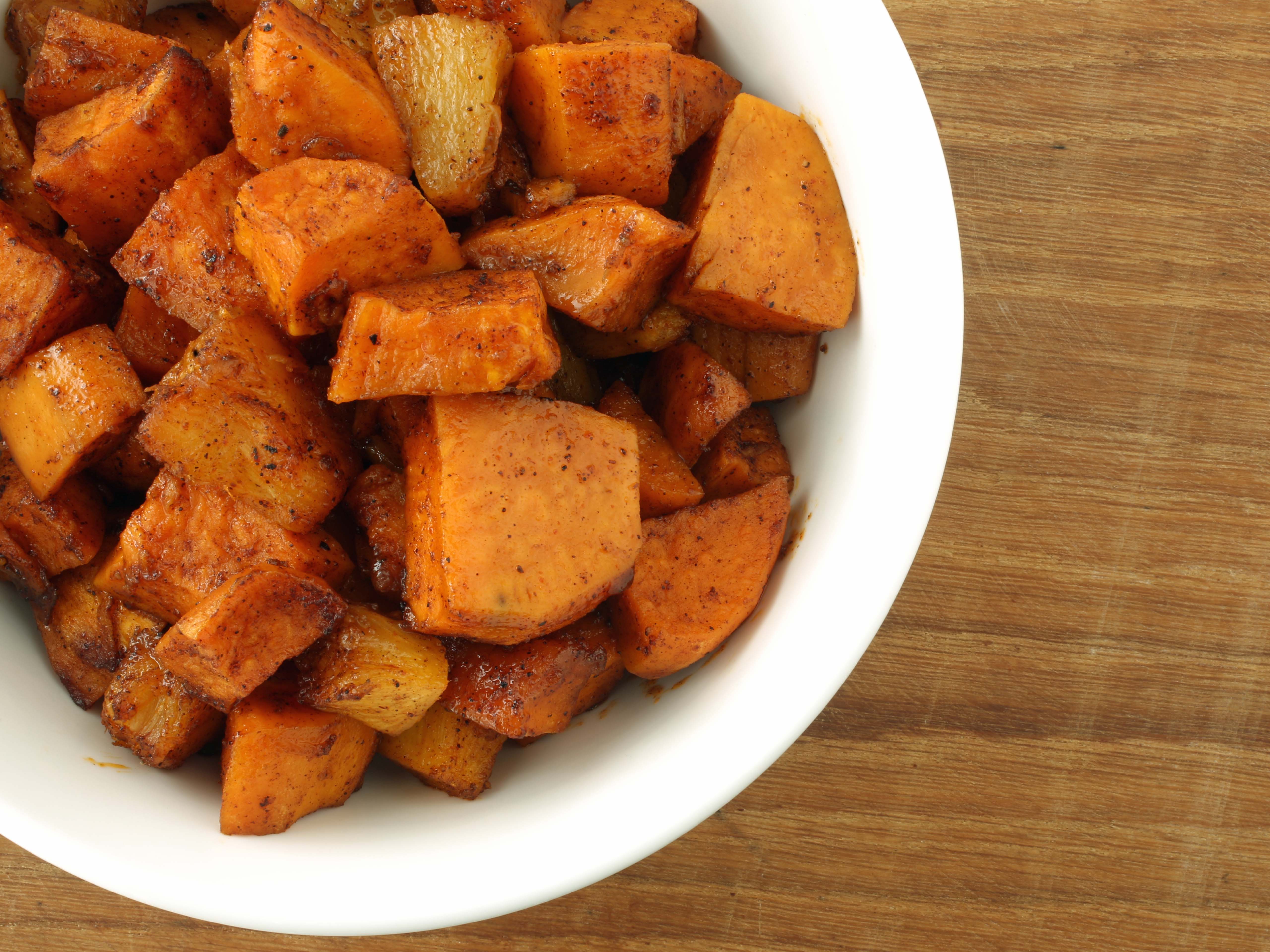 roast sweet potatoes