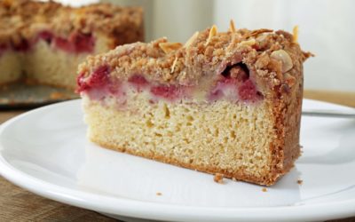 How To Make Coffee Cake With Raspberries and Streusel