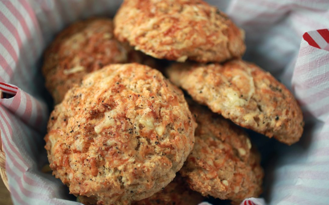 how to make drop biscuits with cheese