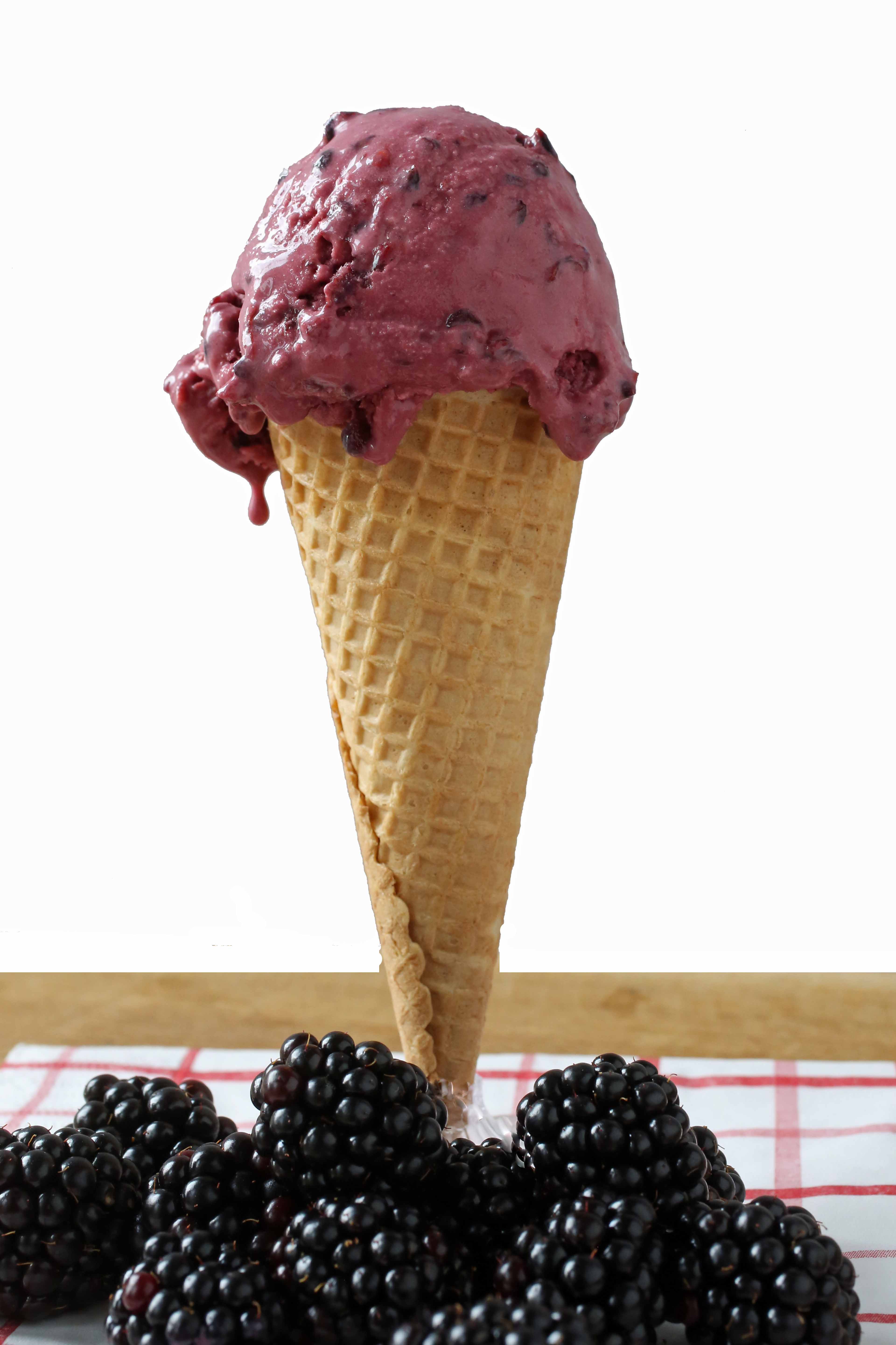 how to make blackberry ice cream