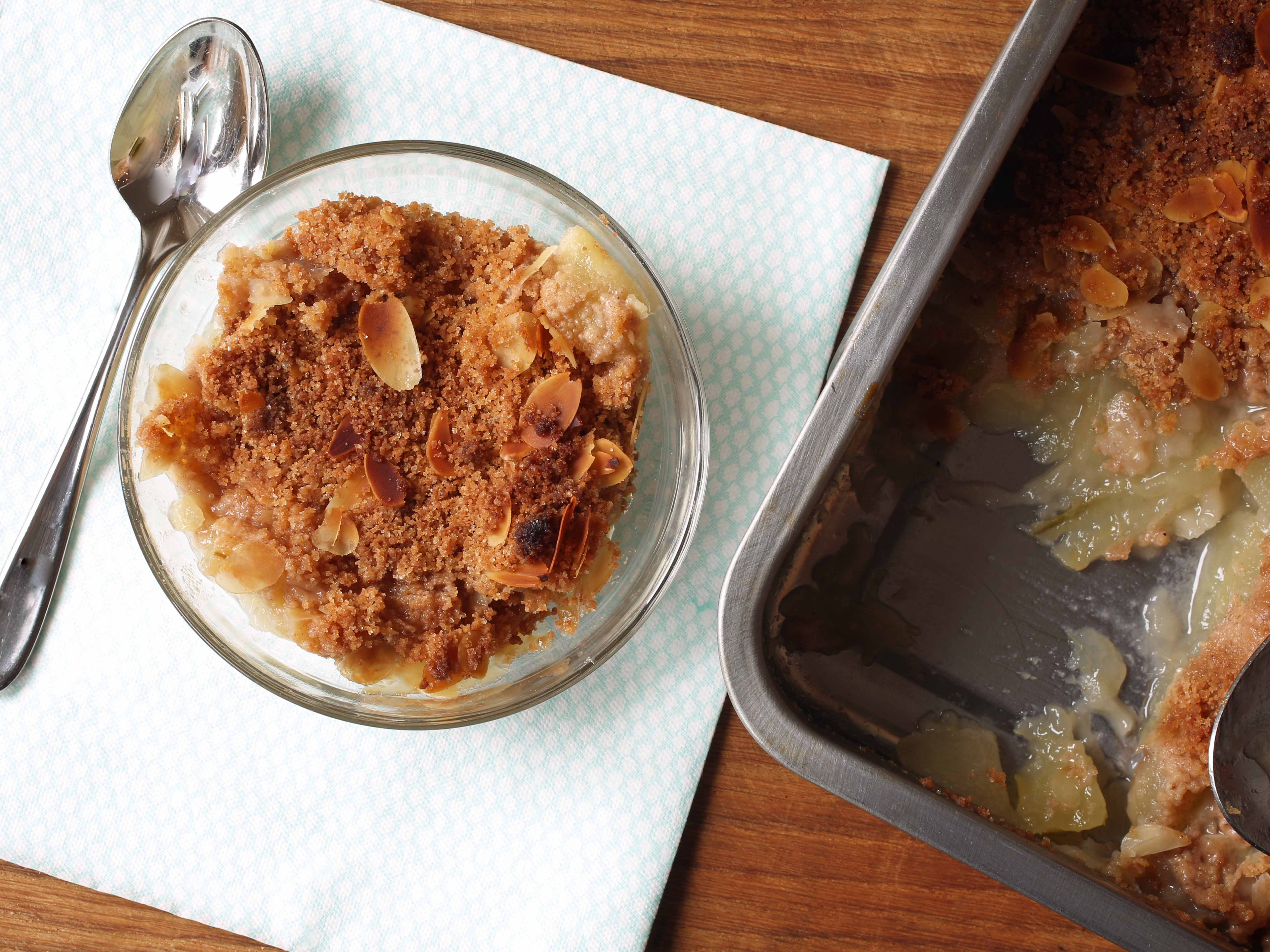 how to make a pear crisp