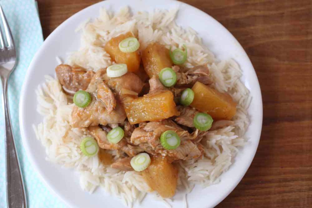 how to make chicken and pineapple in the slow cooker