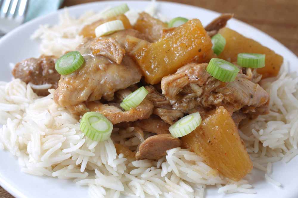 how to make chicken and pineapple in the slow cooker