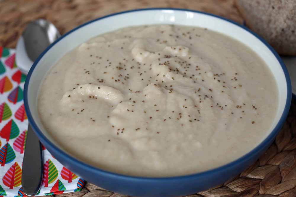 how to make celery root soup in the slow cooker