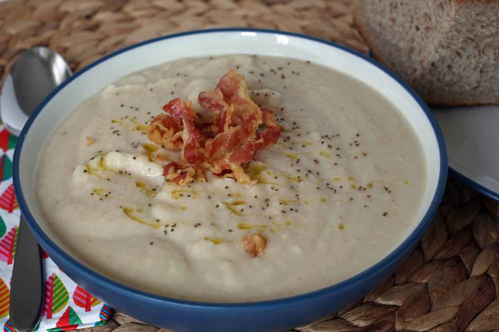 how to make celery root soup in the slow cooker