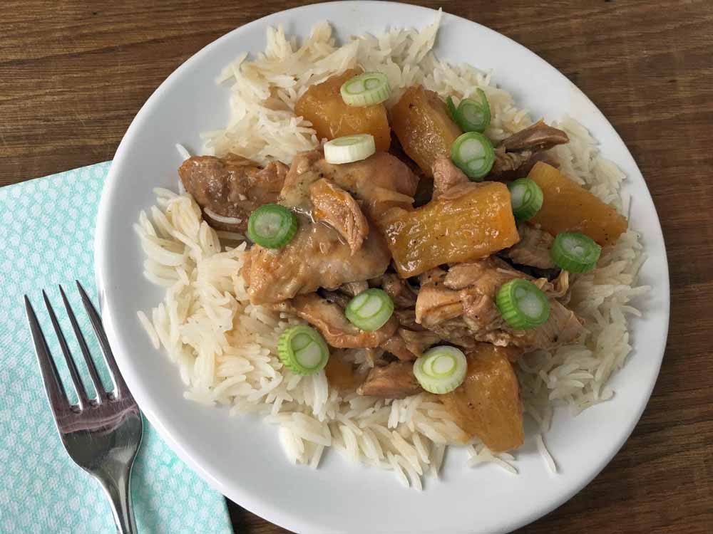 how to make chicken and pineapple in the slow cooker