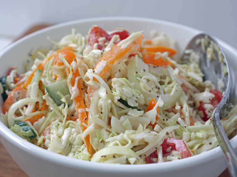 how to make coleslaw