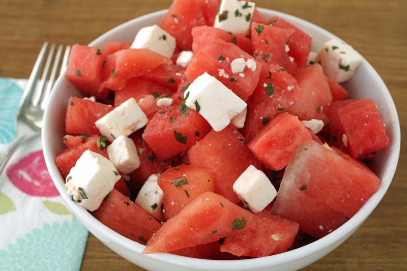 how to make watermelon salad