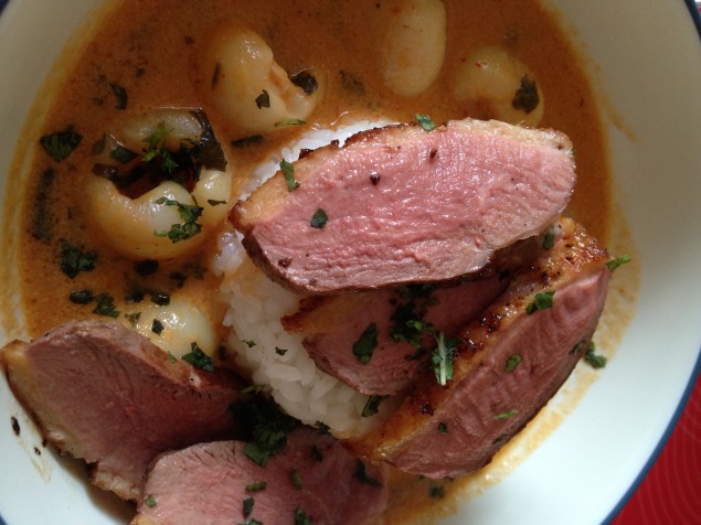 Duck curry with lychees deals